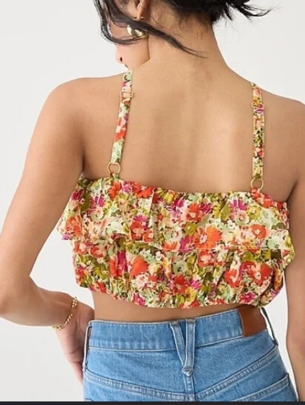 J. Crew Ruffle Halter Top - Picture 2 of 9
